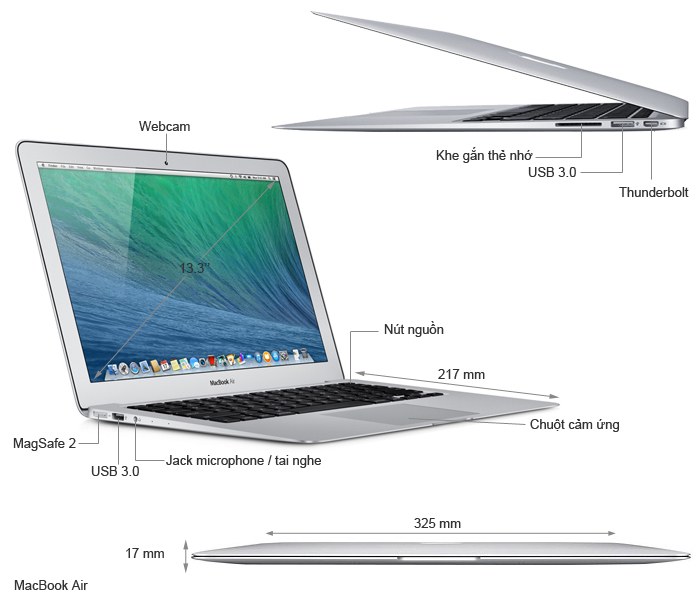 bán Macbook Air 13 inch MD760 cũ rẻ nhất