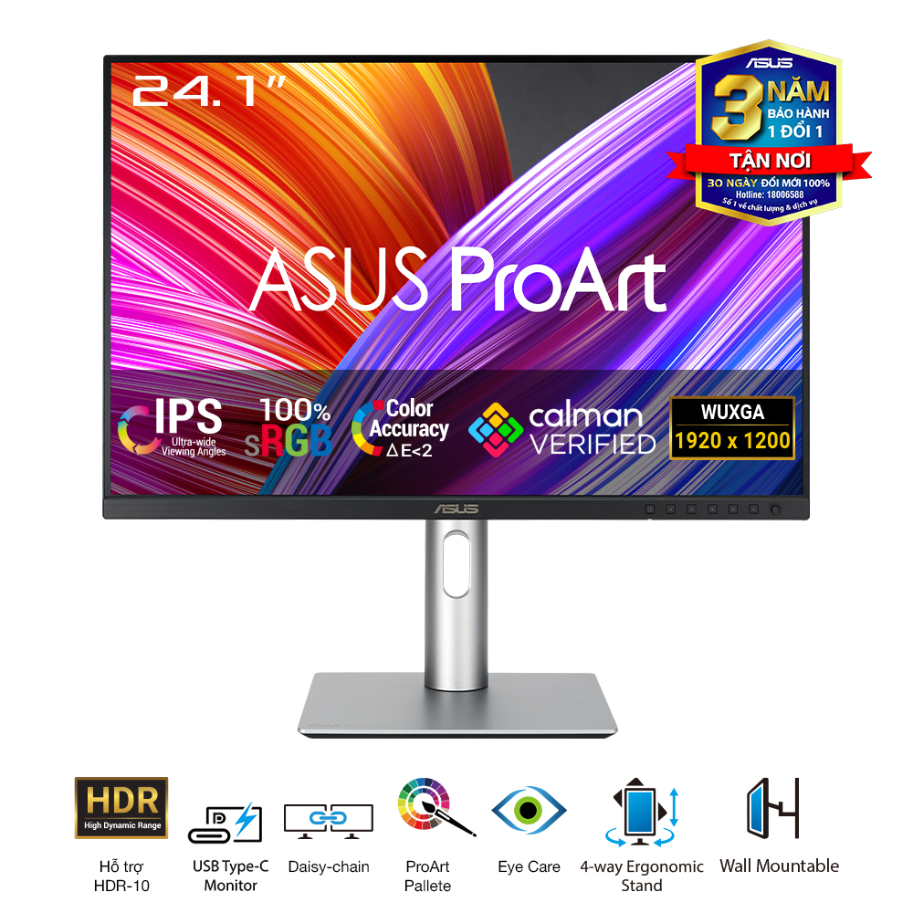 M N H Nh Asus Proart Display Pa Crv Wuxga Ips New