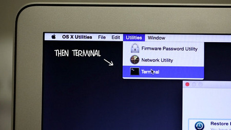 cách truy cập vào Macbook Air cũ khi bạn quên mật khẩu