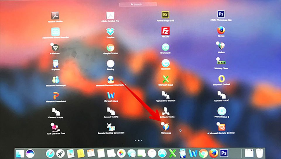 sử dụng Launchpad trên macOS Sierra