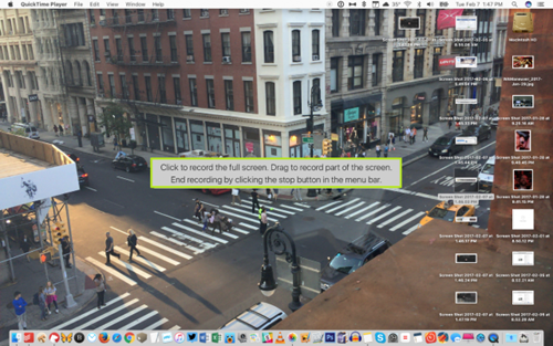 quay màn hình Macbook bằng phần mềm QuickTime Player