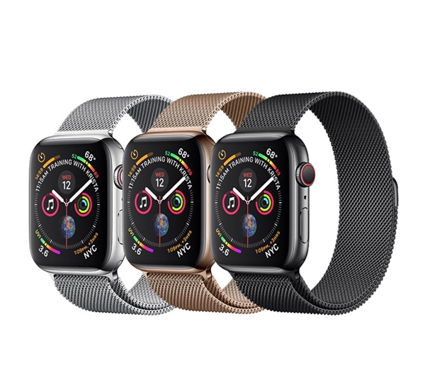 Apple Watch Series 4 GPS+Cellular (Thép/44mm/Milan) – New