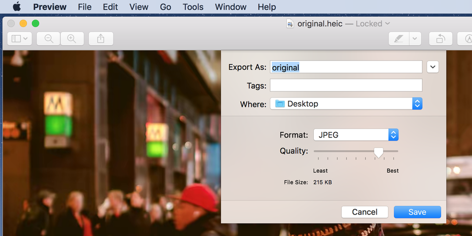 Hướng dẫn đổi định dạng ảnh từ HEIC sang JPG trên các sản phẩm Mac
