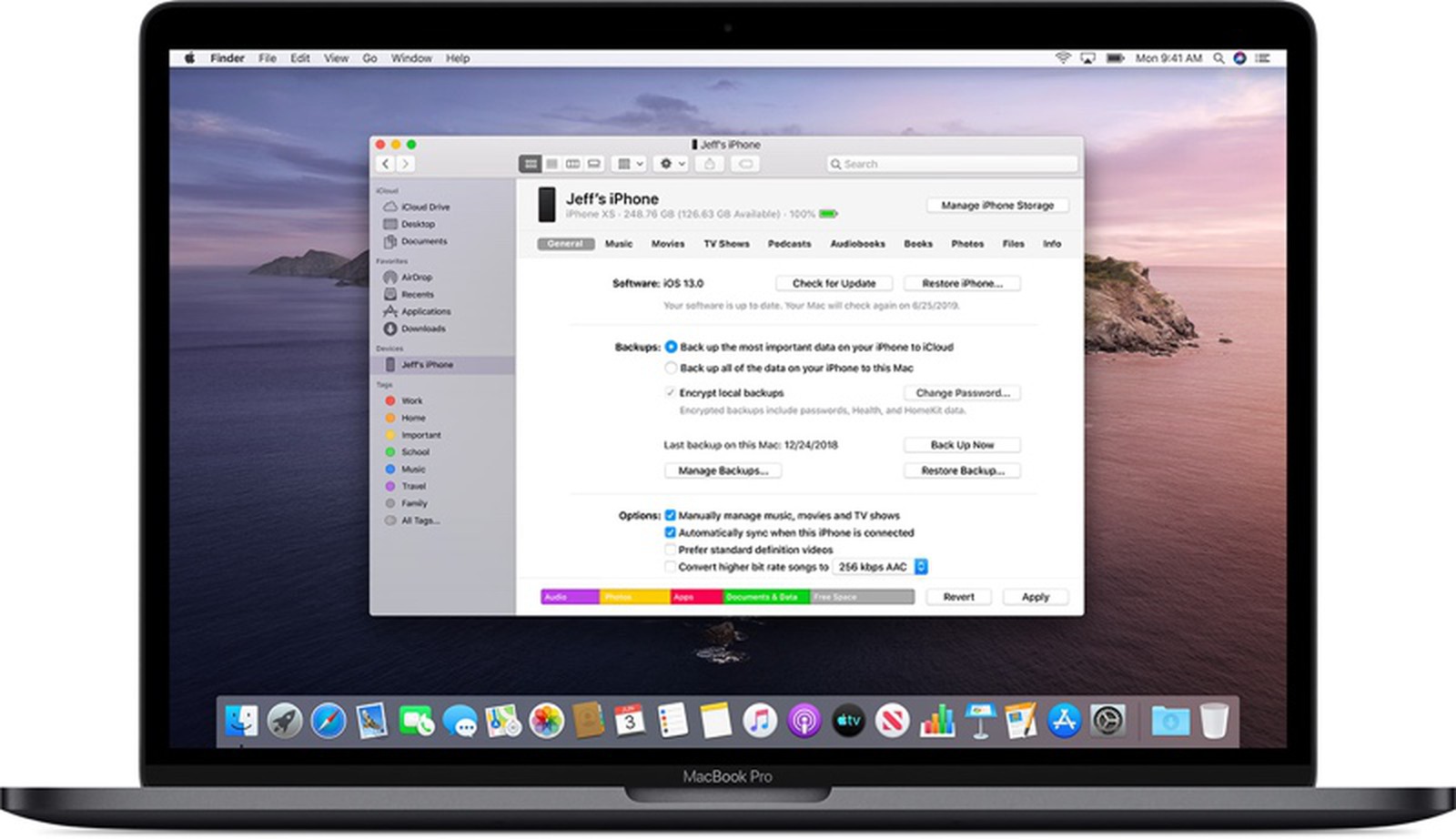 Dễ dàng sao lưu dữ liệu trên iPhone hoặc iPad lên các sản phẩm Mac