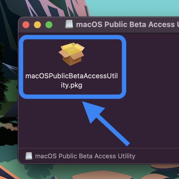 Tệp cài macOS 12 beta