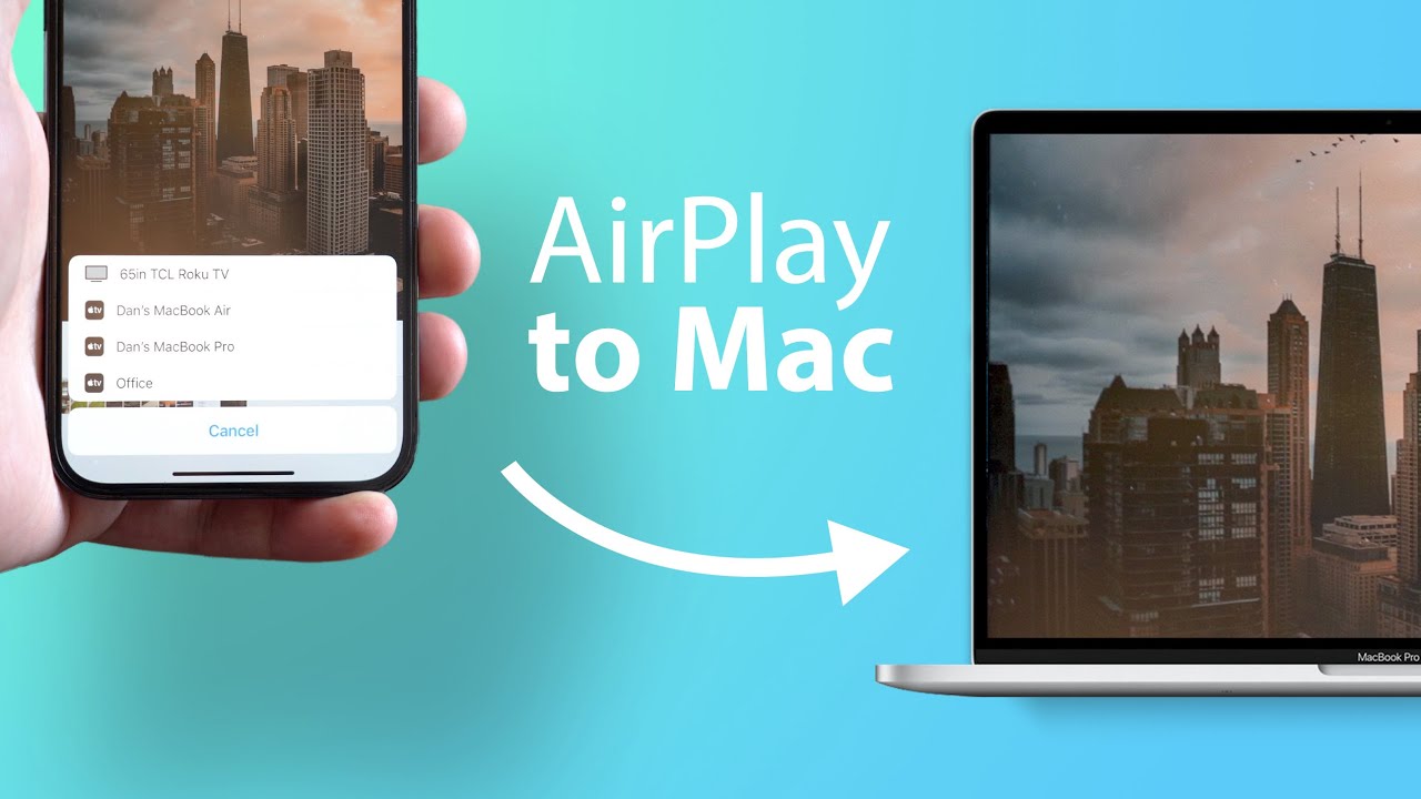 AirPlay từ iPhone lên Mac