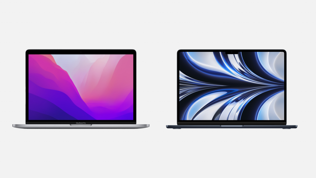 So sánh mẫu MacBook Pro và Air