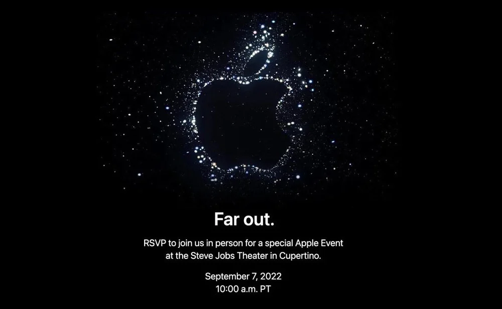 sự kiện Apple tháng 9/2022