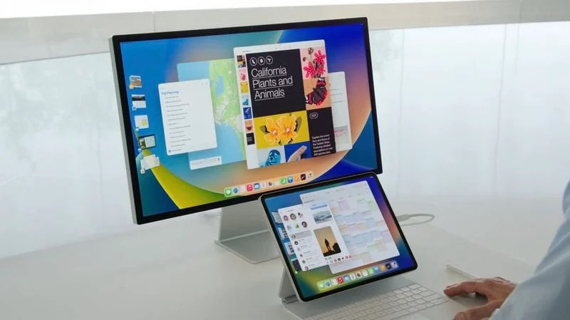 Hỗ trợ xuất màn hình ngoài trên iPad OS 16