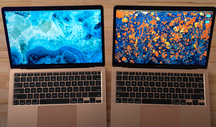MacBook Air 2018 vs MacBook Air 2020: so sánh về thiết kế