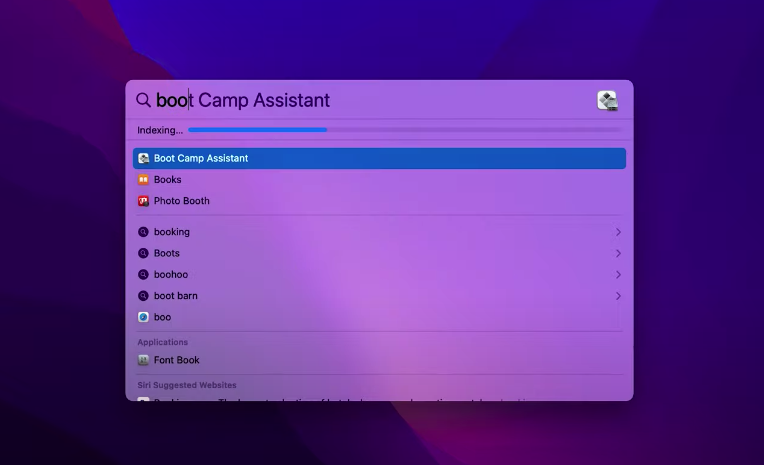 Bước 2: Mở phần mềm Boot Camp Assistant -> Chọn File ISO và phân chia ổ cứng Windows và macOS -> nhấn Install để cài phần mềm