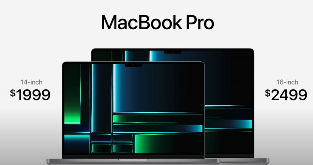 Giá bán mẫu MacBook Pro 2023 14 inch và 16 inch