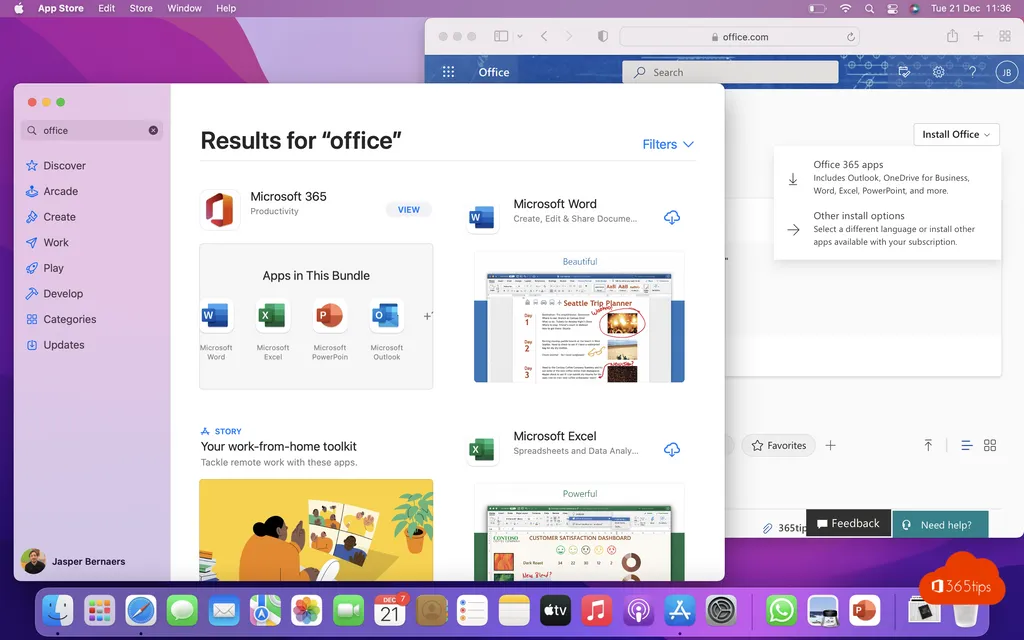Cài các ứng dụng cơ bản như Office, Zalo, .....  - Thiết lập cơ bản dành cho Macbook