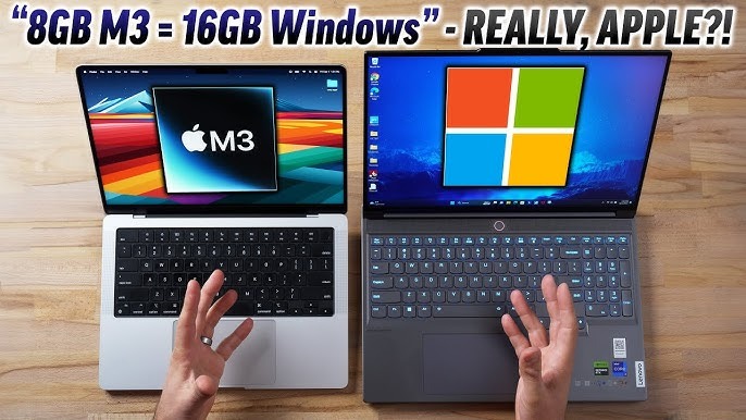 Nên mua MacBook 8GB hay 16GB? Bí mật sau tuyên bố 8Gb Macbook=16Gb Windows