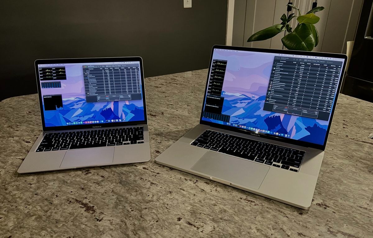 So Sánh MacBook Air M1 và MacBook Pro 2019