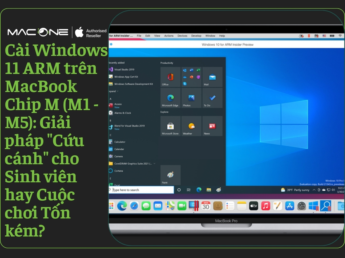 Cài Windows 11 ARM trên MacBook Chip M (M1 - M5): Giải pháp "Cứu cánh" cho Sinh viên hay Cuộc chơi Tốn kém?