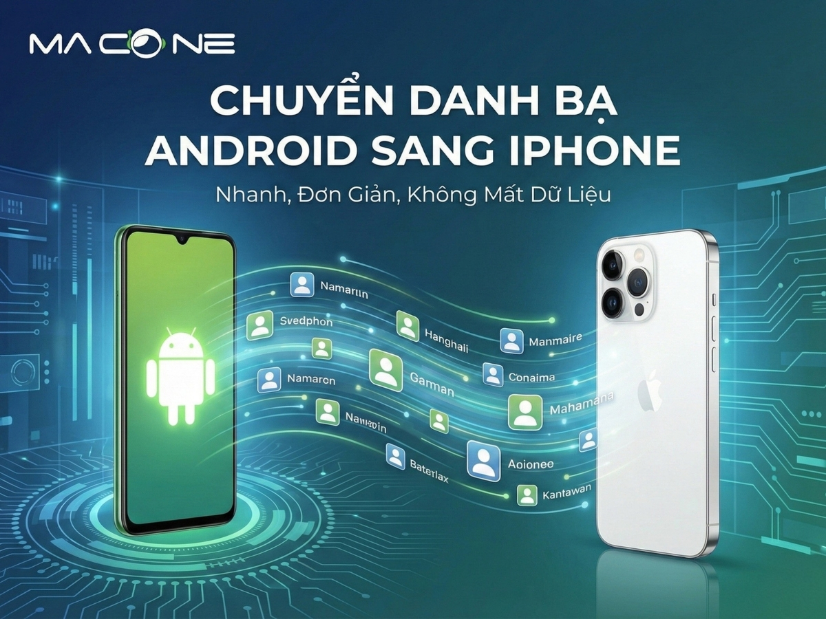 Chuyển Danh Bạ Android Sang iPhone: Nhanh, Đơn Giản, Không Mất Dữ Liệu