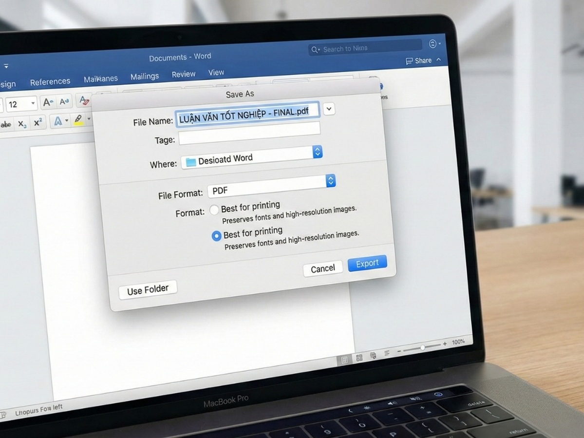 Làm Khóa Luận 100 Trang Trên MacBook: Giải Mã "Ác Mộng" Word & Cách Xử Lý Triệt Để