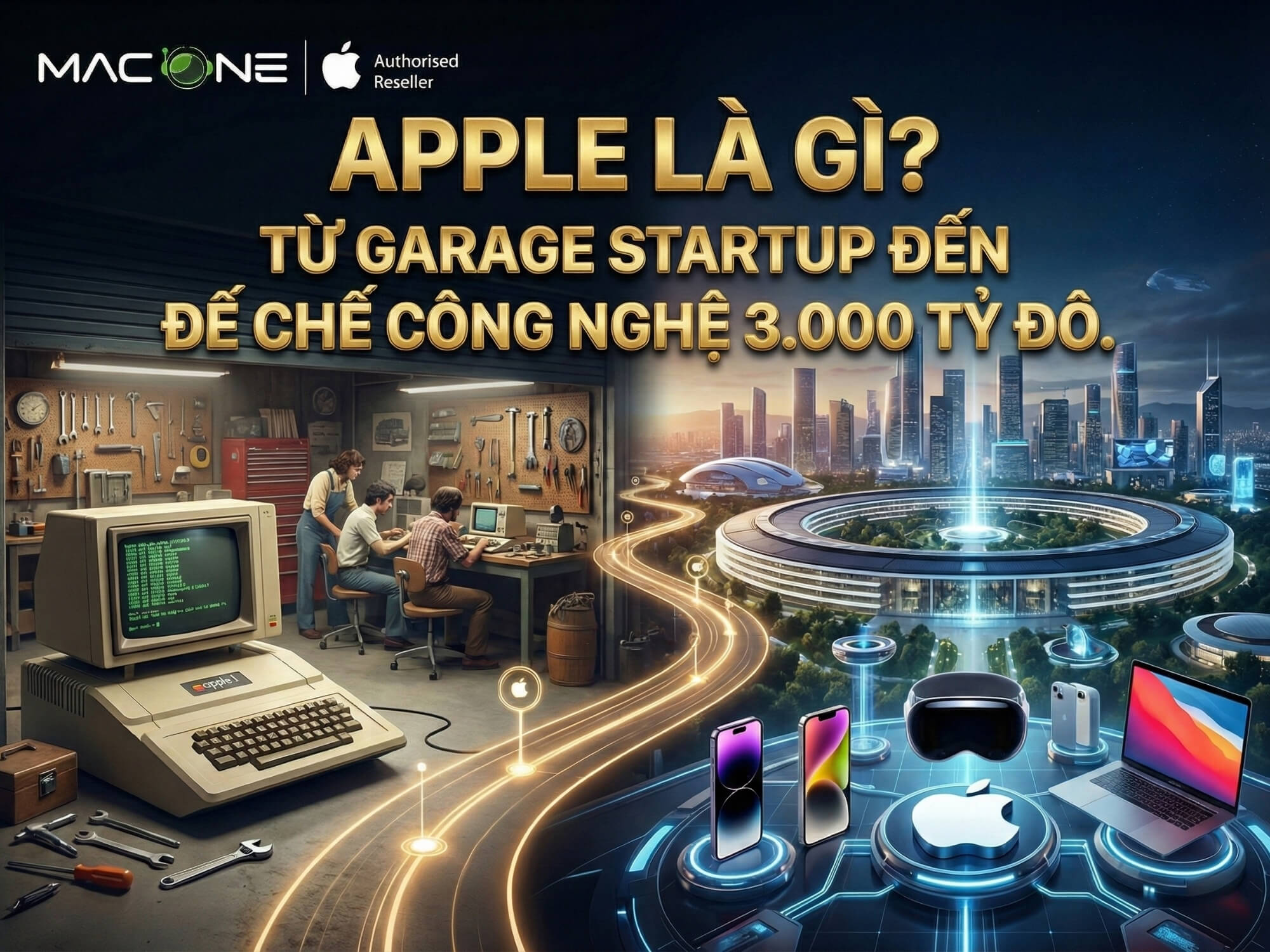 Apple là gì? Từ Garage Startup đến Đế chế Công nghệ 3.000 Tỷ Đô
