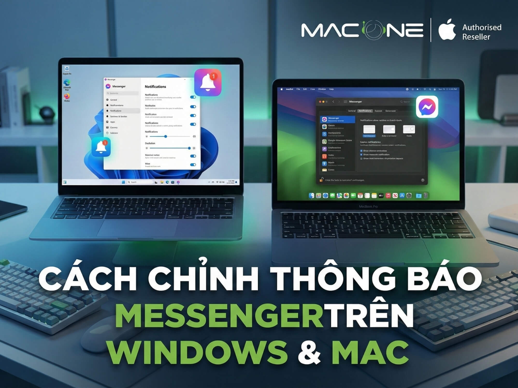 Cách chỉnh thông báo Messenger trên máy tính Windows, Mac