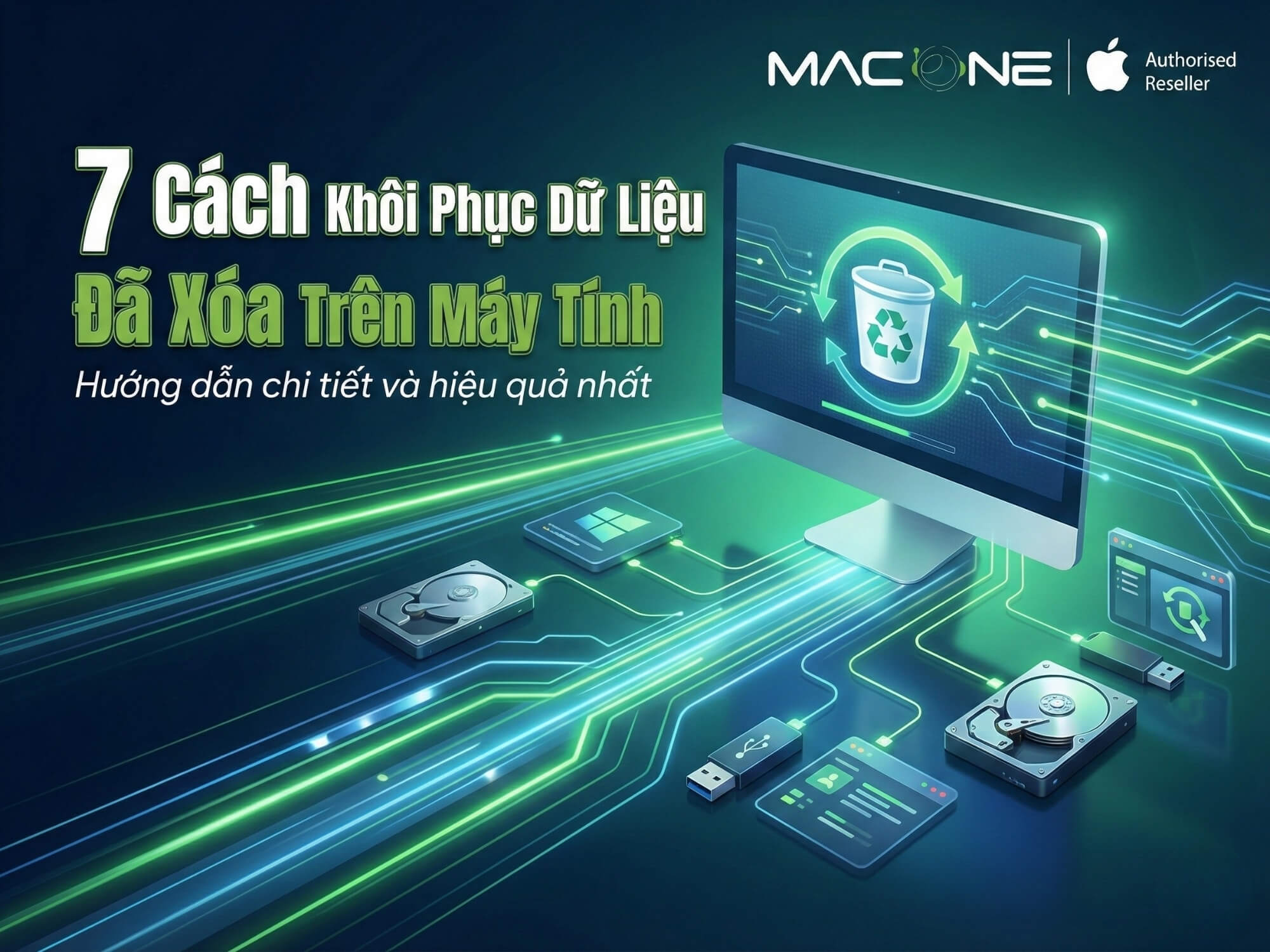 Hướng dẫn khôi phục dữ liệu đã xóa trên máy tính với 7 cách khác nhau