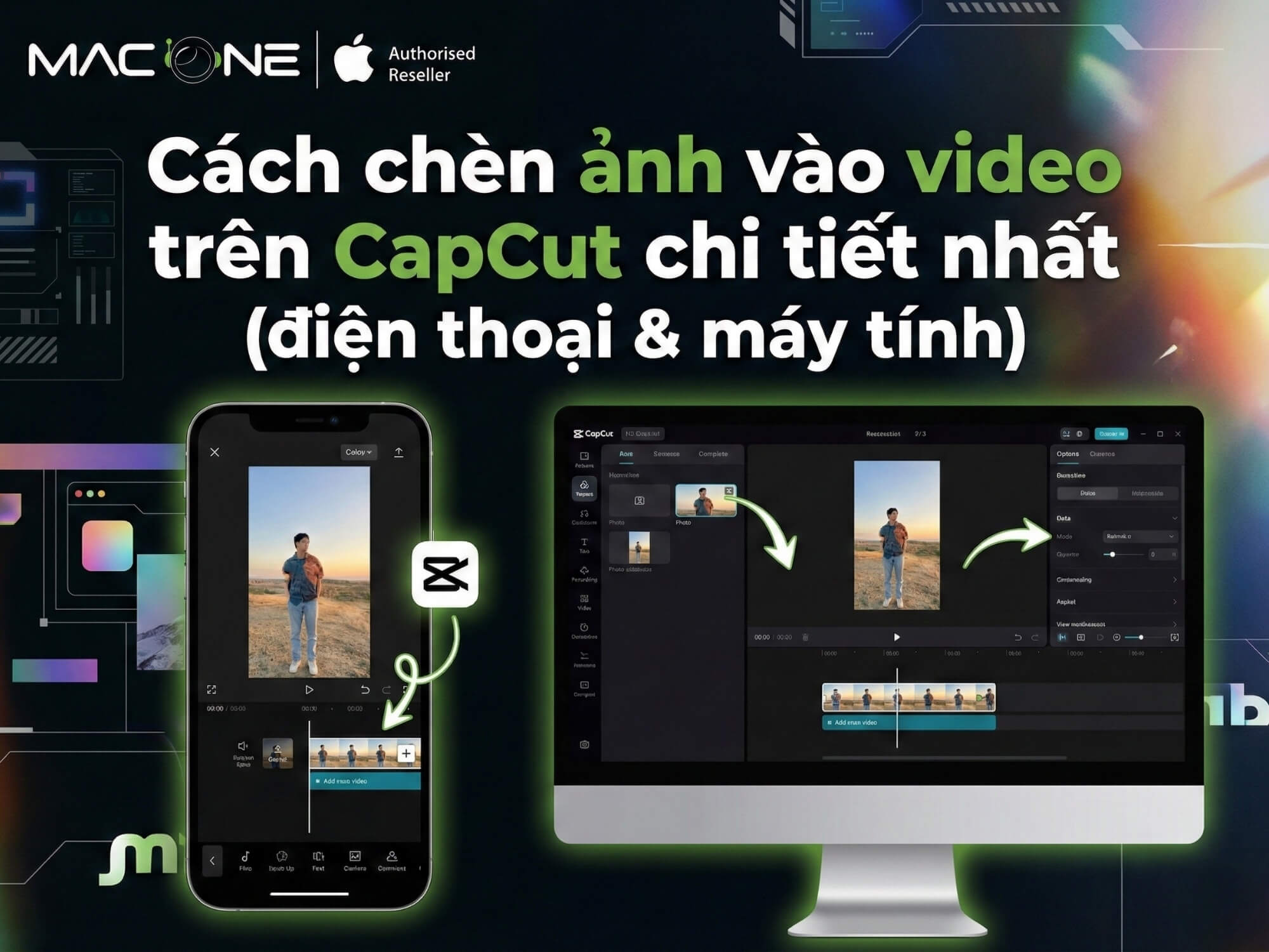 Cách chèn ảnh vào video trên CapCut chi tiết nhất (điện thoại & máy tính)