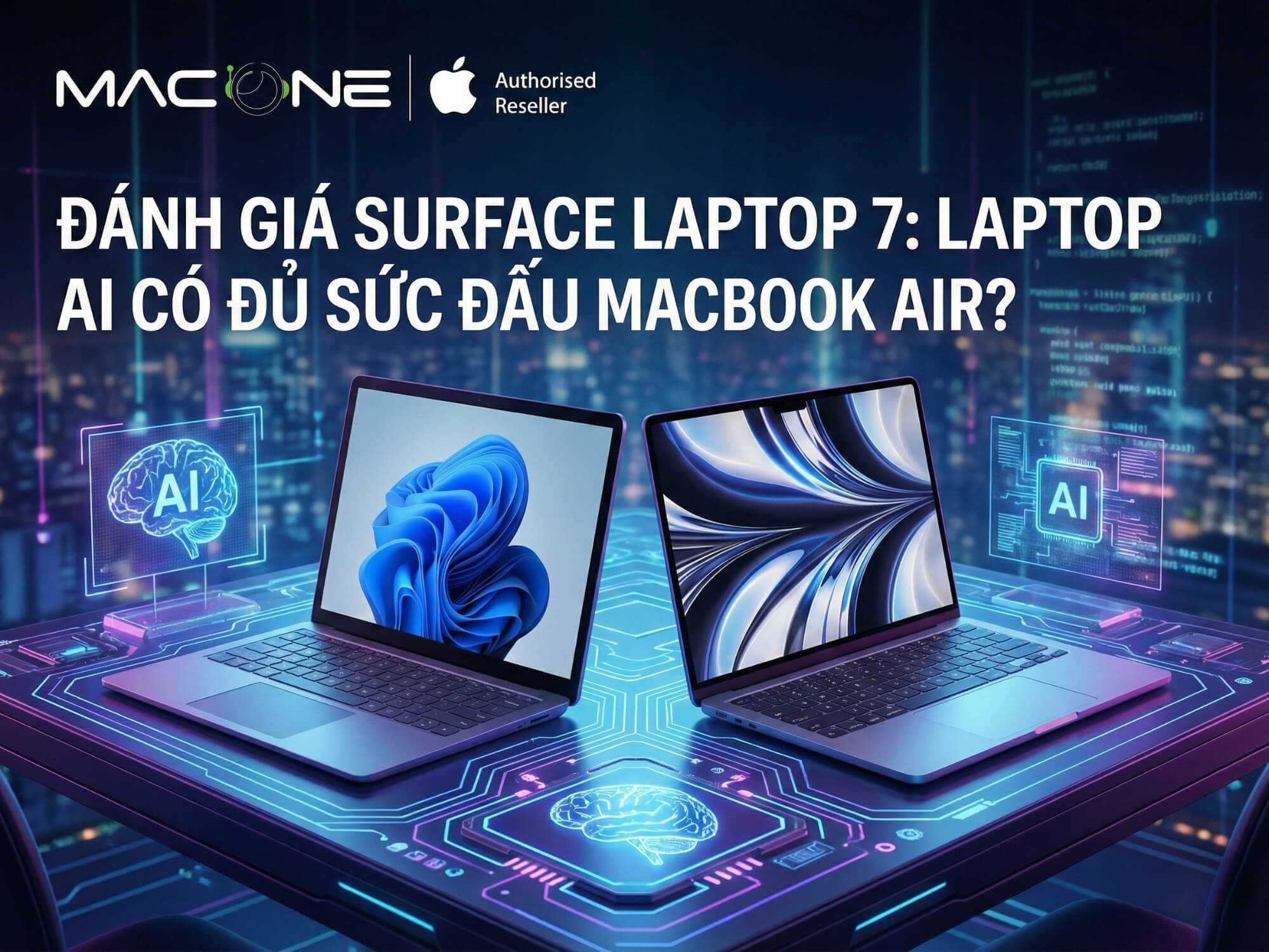 Đánh giá Surface Laptop 7: Laptop AI có đủ sức đấu MacBook Air?