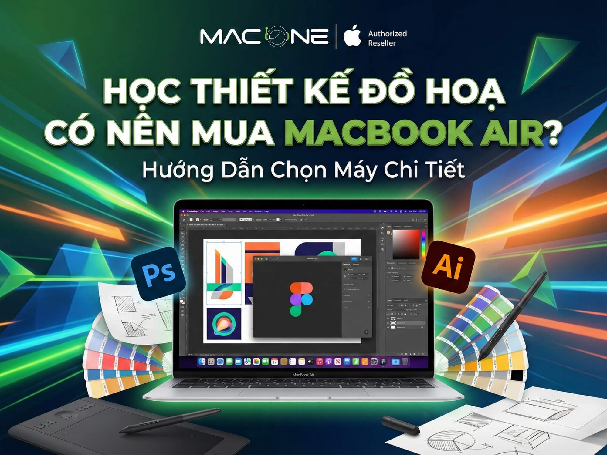 Học Thiết Kế Đồ Hoạ Có Nên Mua MacBook Air? Hướng Dẫn Chọn Máy Chi Tiết
