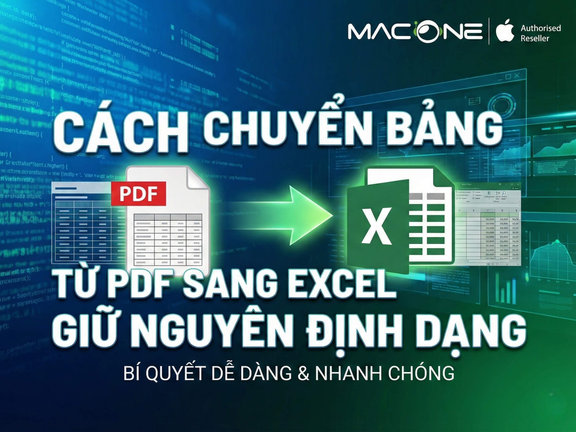Cách chuyển bảng từ PDF sang Excel giữ nguyên định dạng
