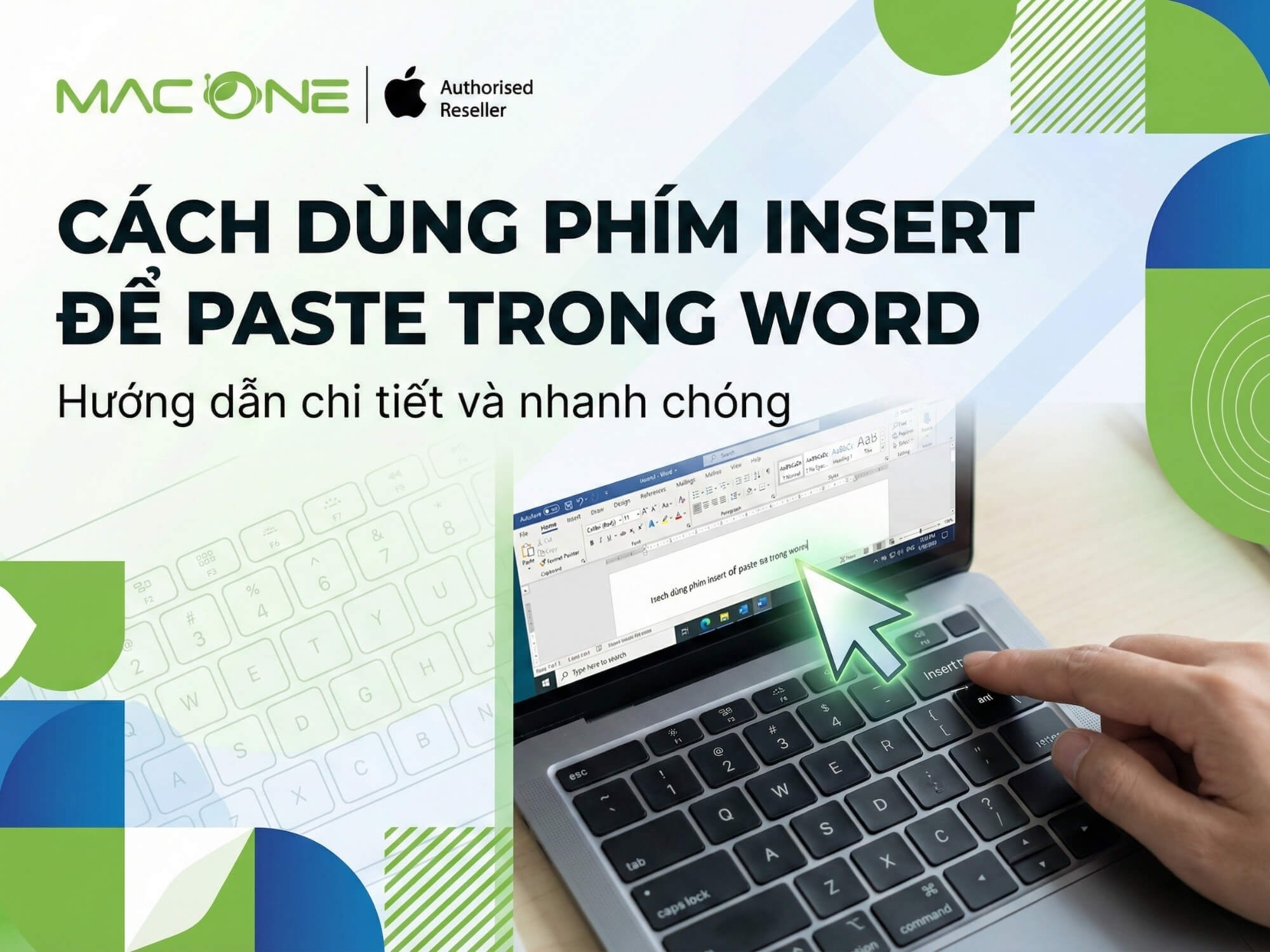 Cách dùng phím Insert để paste trong Word