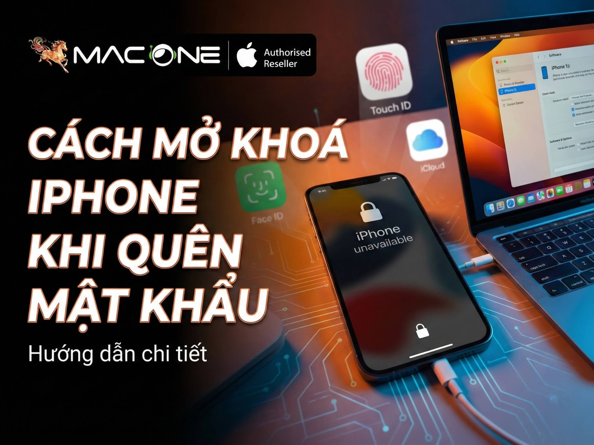 Cách mở khoá iPhone khi quên mật khẩu – Hướng dẫn chi tiết