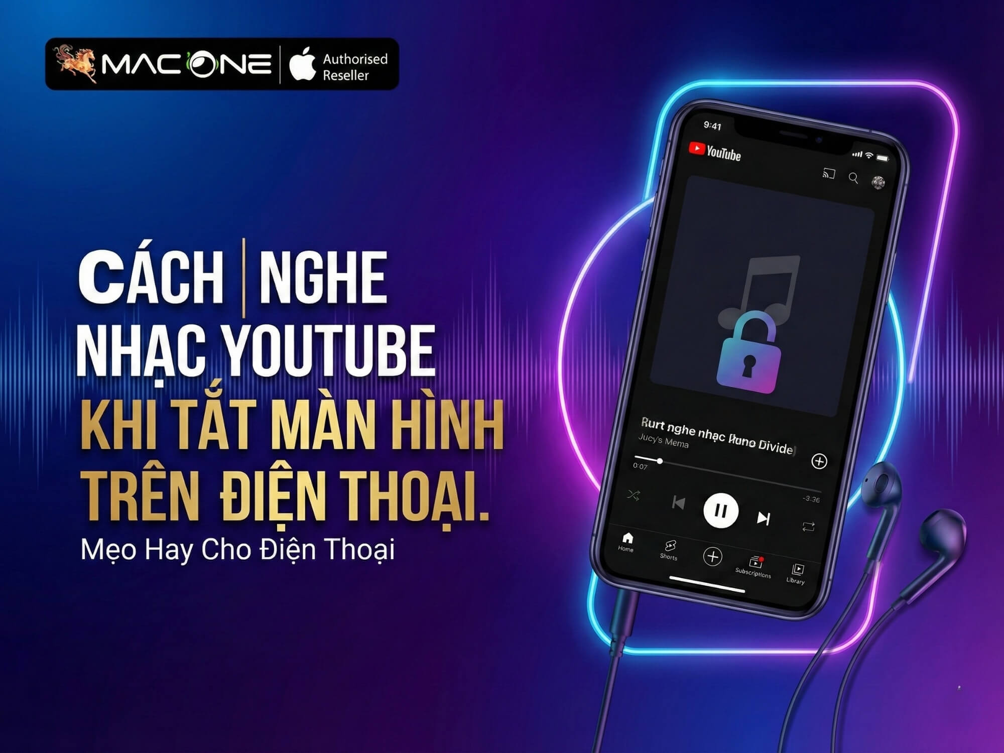 Cách nghe nhạc YouTube khi tắt màn hình trên điện thoại