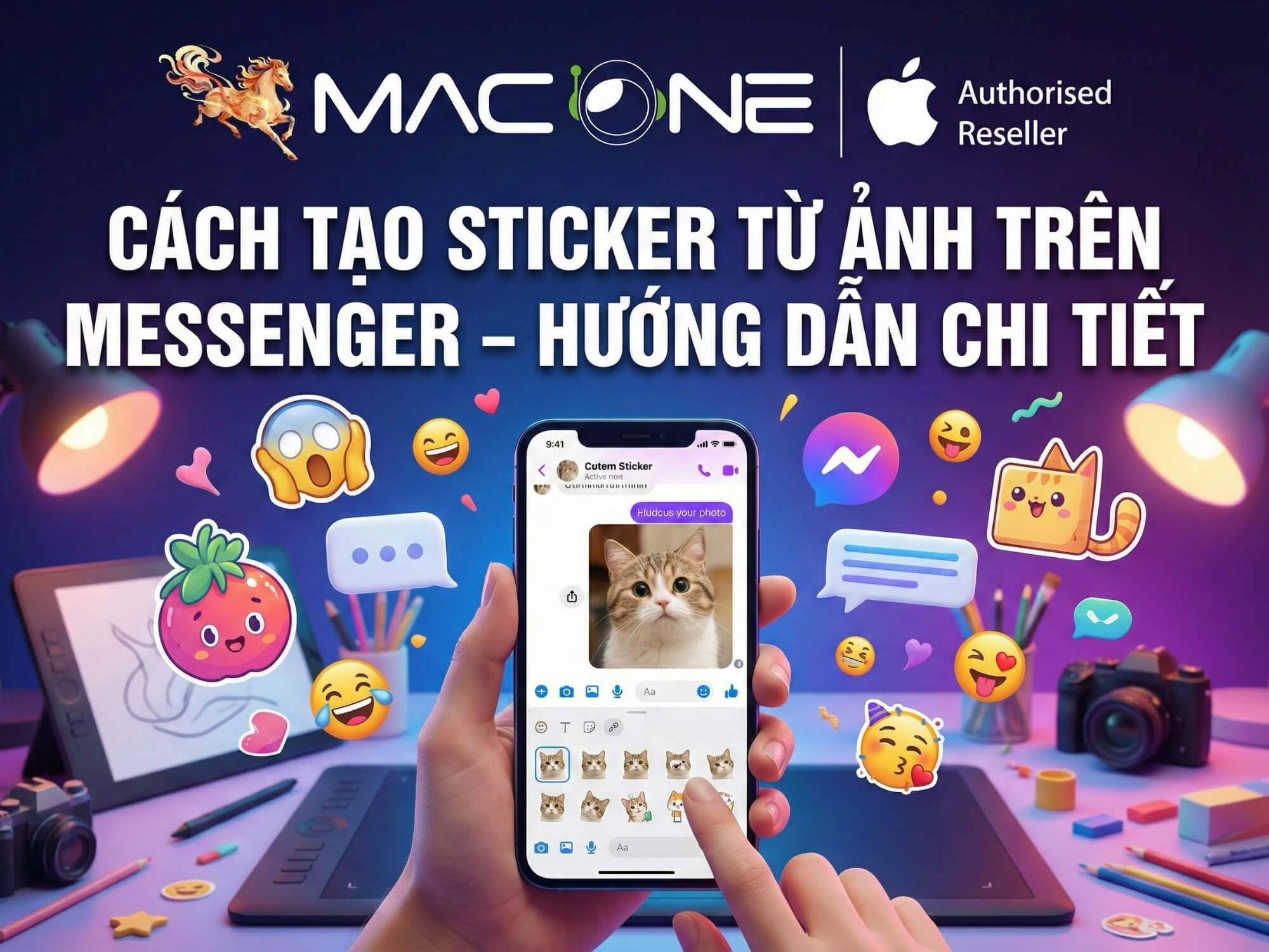 Cách tạo sticker từ ảnh trên Messenger – Hướng dẫn chi tiết