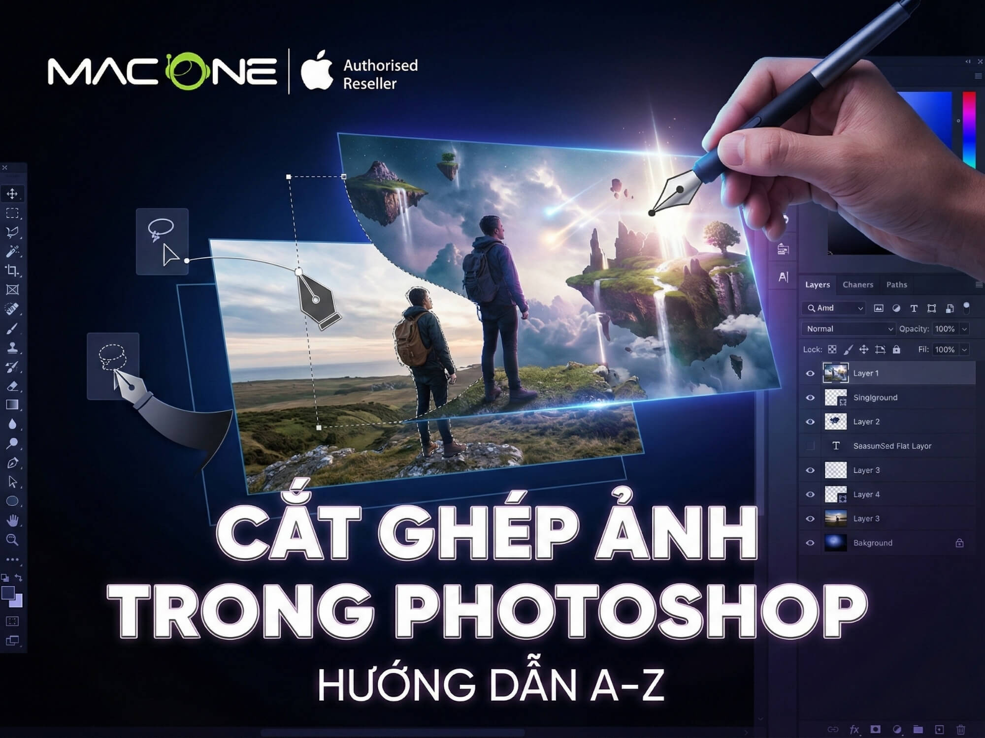 Cắt Ghép Ảnh Trong Photoshop: Hướng Dẫn A-Z
