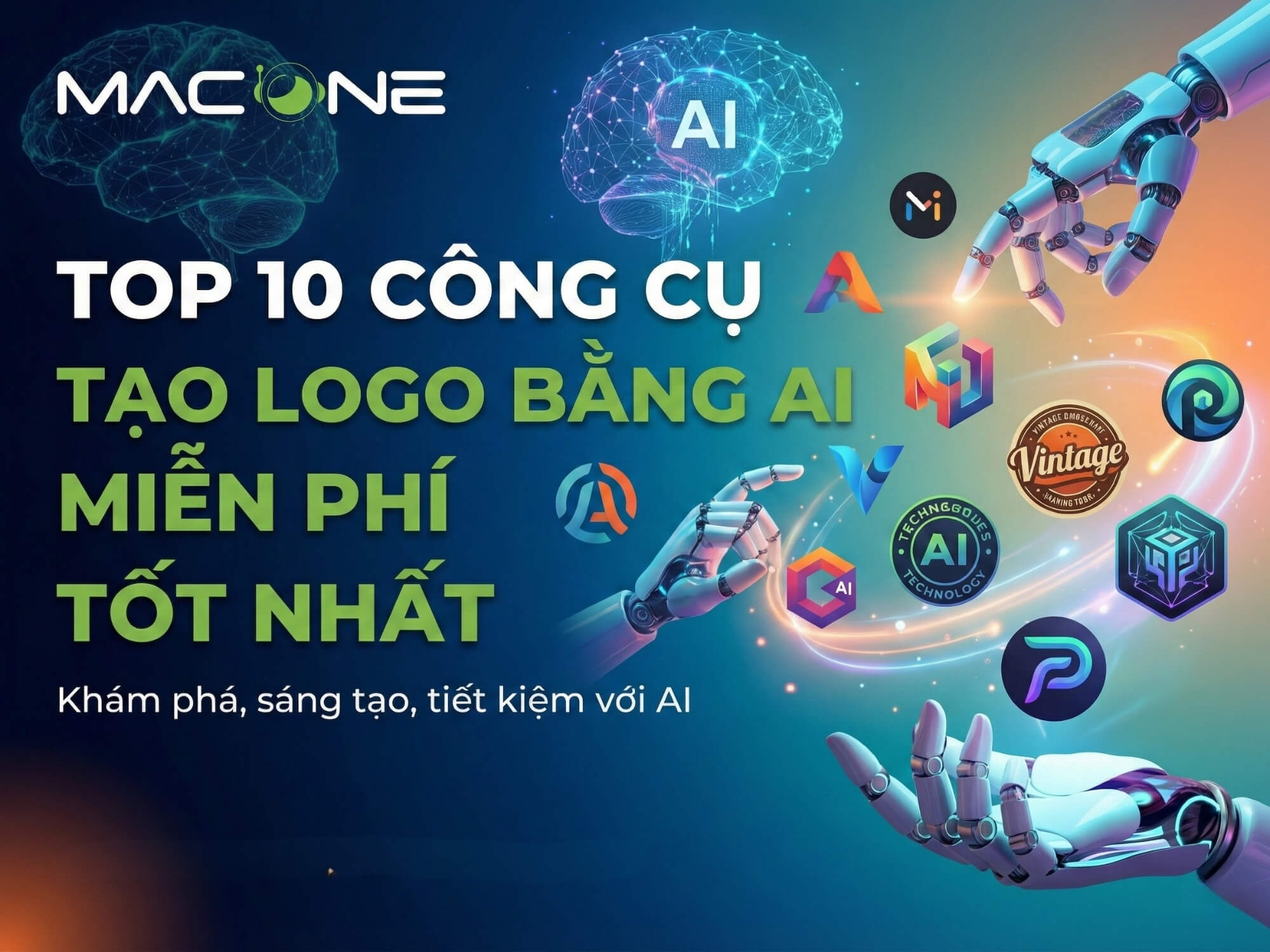 Top 10 công cụ tạo logo bằng AI miễn phí tốt nhất