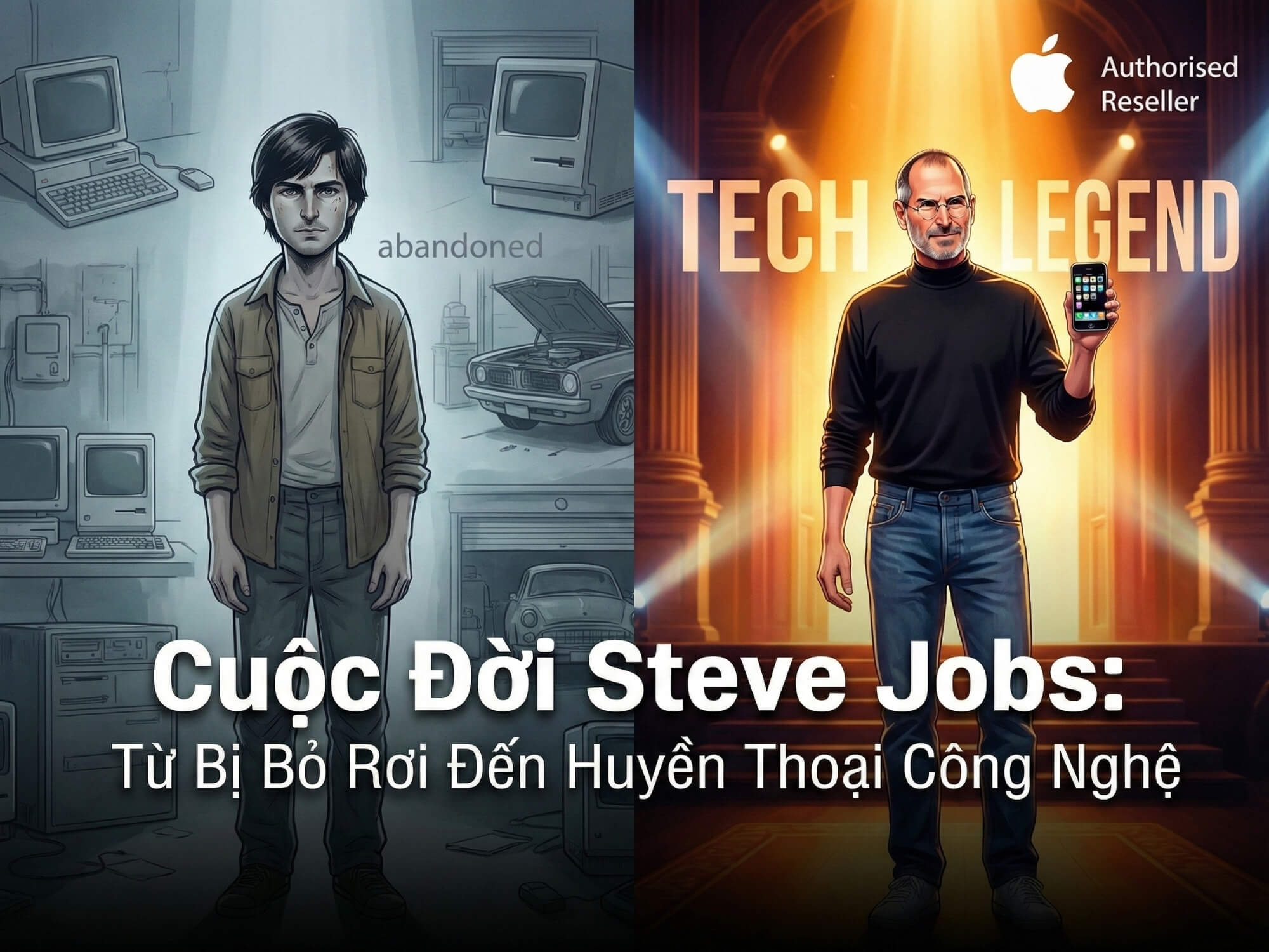 Cuộc Đời Steve Jobs: Từ Bị Bỏ Rơi Đến Huyền Thoại Công Nghệ