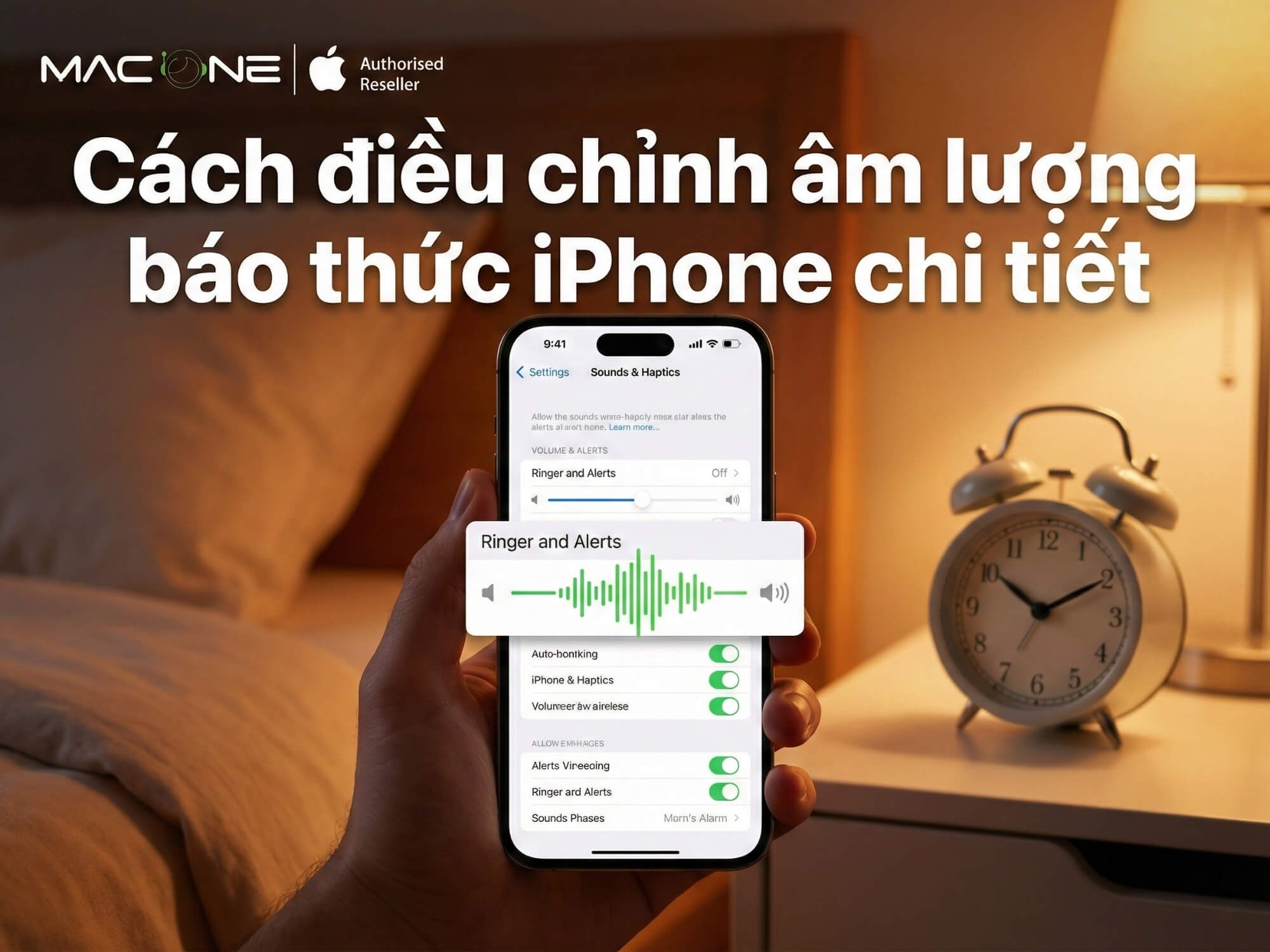 Cách điều chỉnh âm lượng báo thức iPhone 2026 chi tiết
