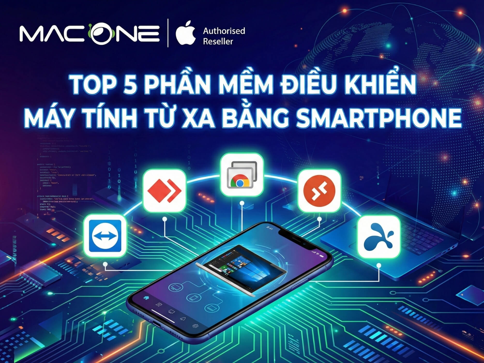 Cách điều khiển máy tính từ xa bằng smartphone [2026]: Top 5 phần mềm