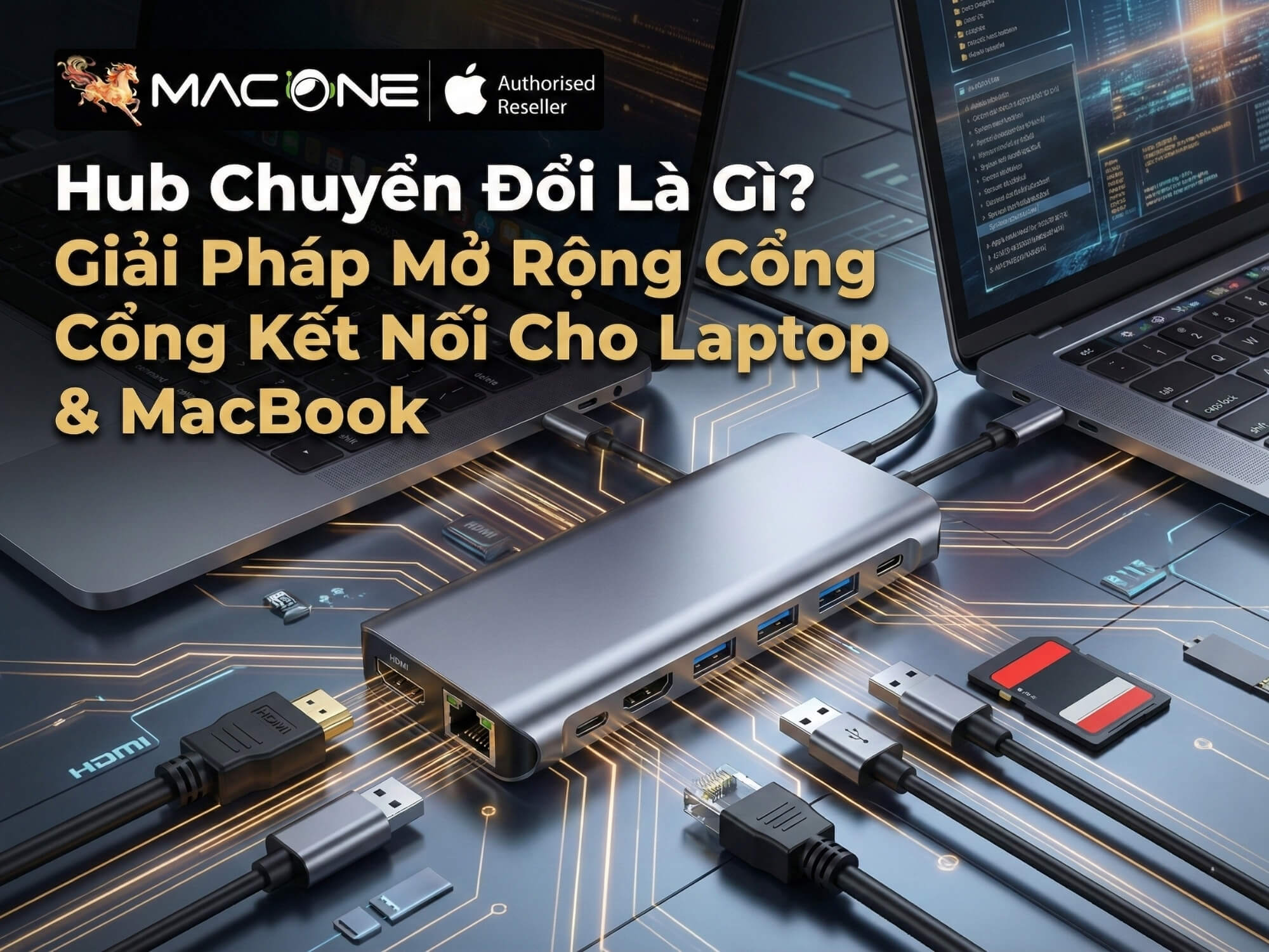 Hub Chuyển Đổi Là Gì? Giải Pháp Mở Rộng Cổng Kết Nối Cho Laptop & MacBook