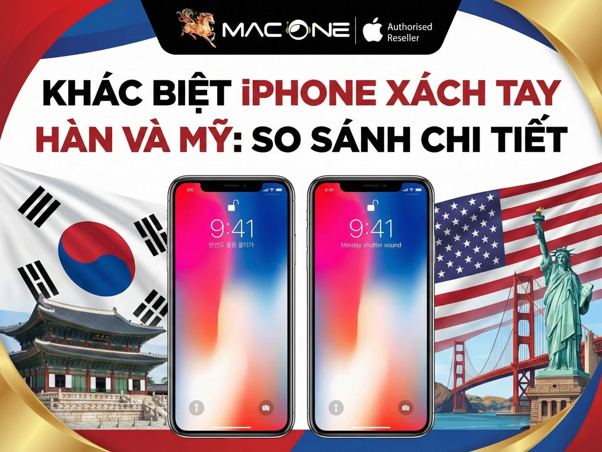 Khác Biệt iPhone Xách Tay Hàn và Mỹ: So Sánh Chi Tiết