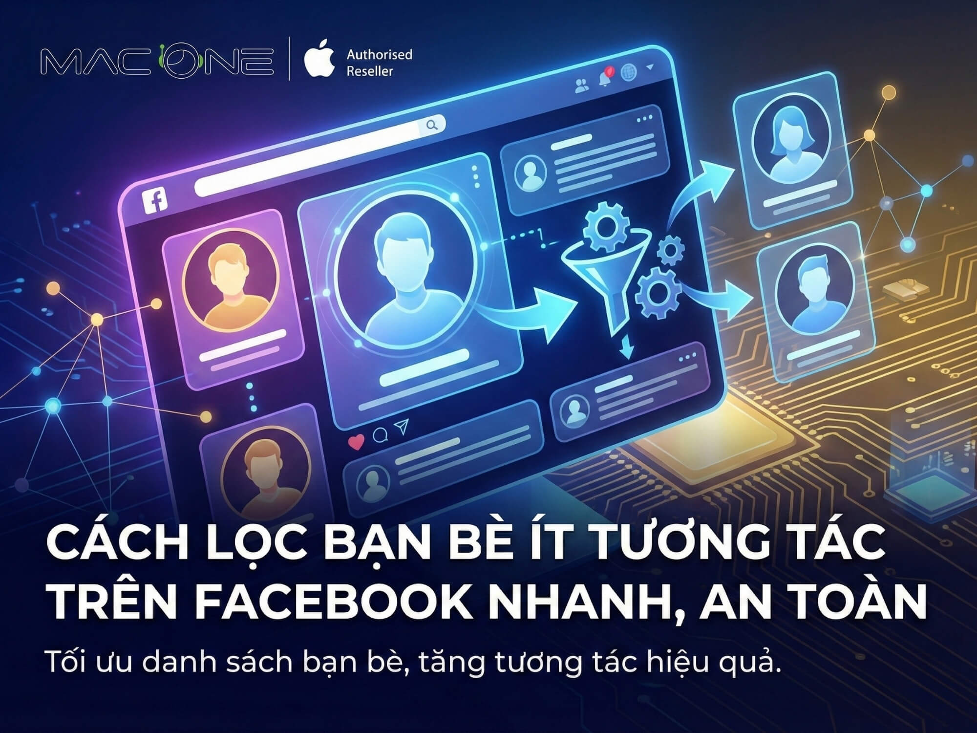 Cách lọc bạn bè ít tương tác trên Facebook nhanh, an toàn