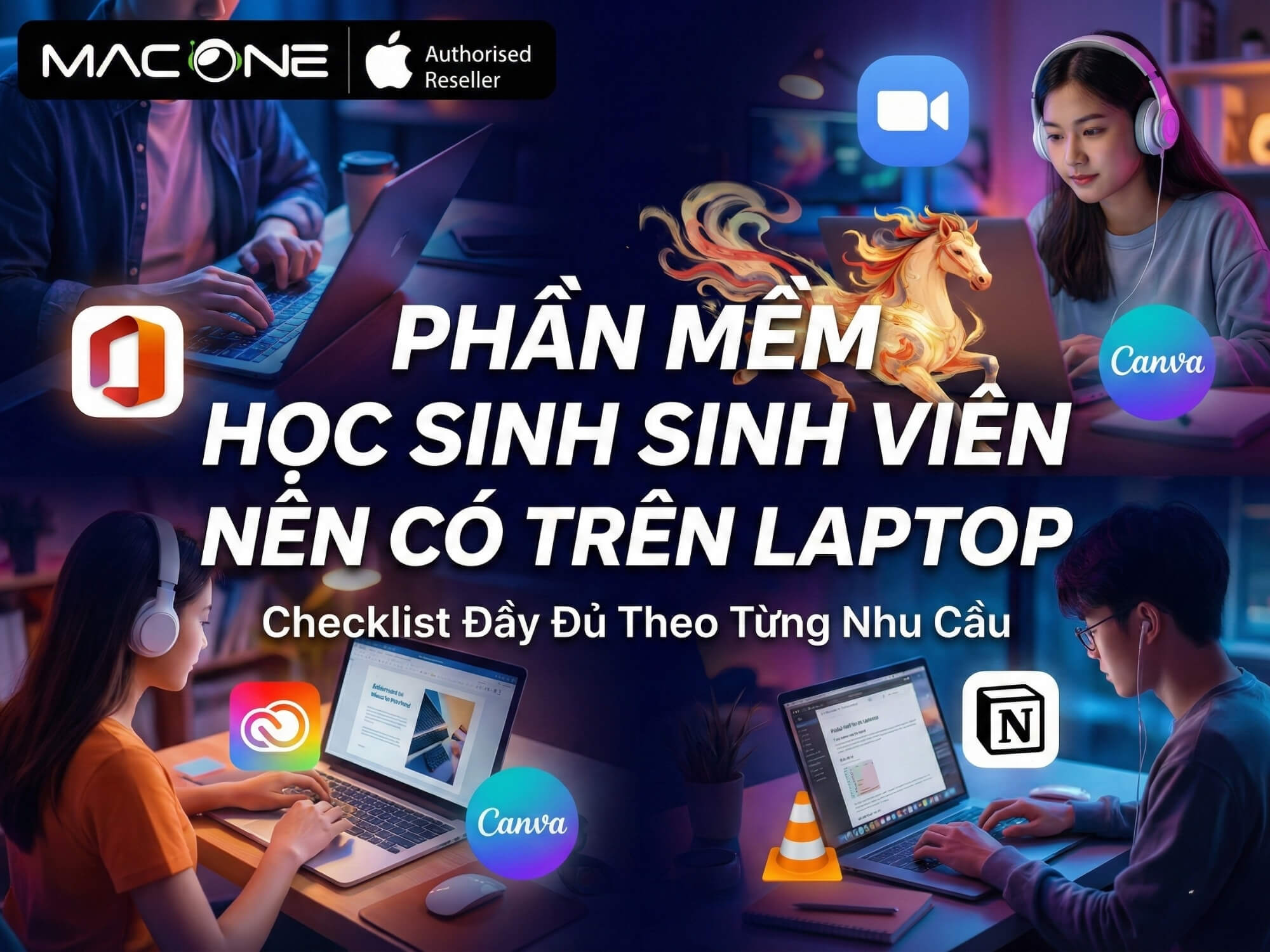 Phần Mềm Học Sinh Sinh Viên Nên Có Trên Laptop (2026): Checklist Đầy Đủ Theo Từng Nhu Cầu