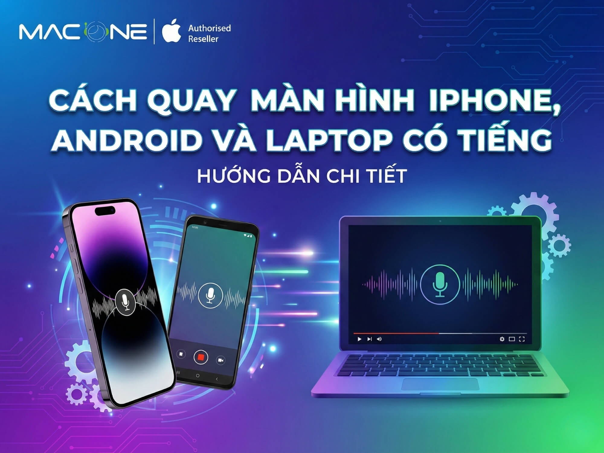 Cách Quay Màn Hình iPhone, Android và Laptop Có Tiếng - Hướng Dẫn Chi Tiết