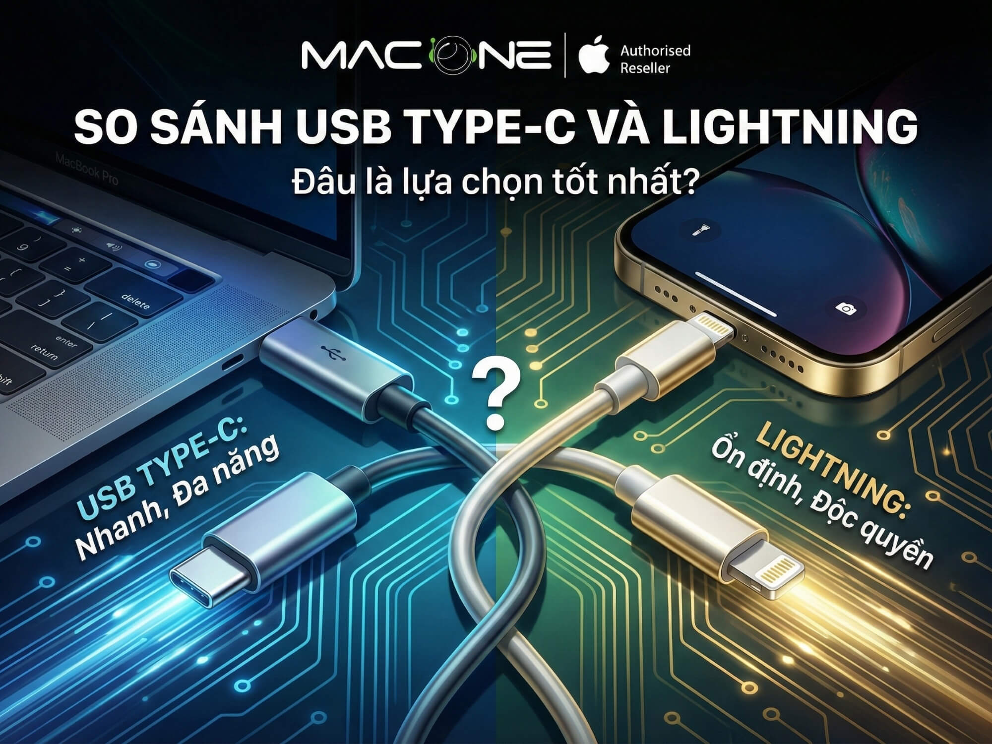 So sánh USB Type-C và Lightning: Đâu là lựa chọn tốt nhất?
