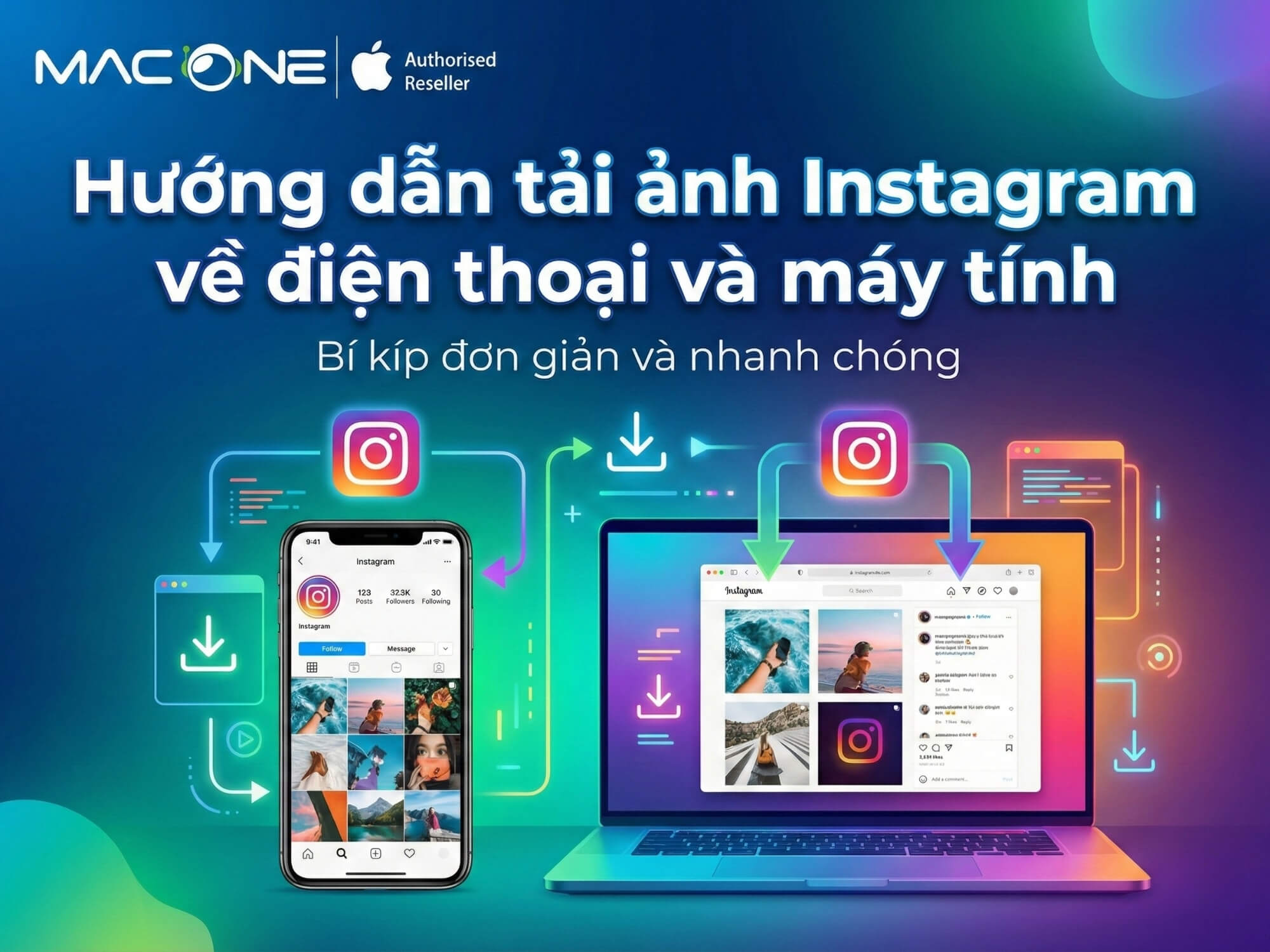 Hướng dẫn tải ảnh Instagram về điện thoại và máy tính