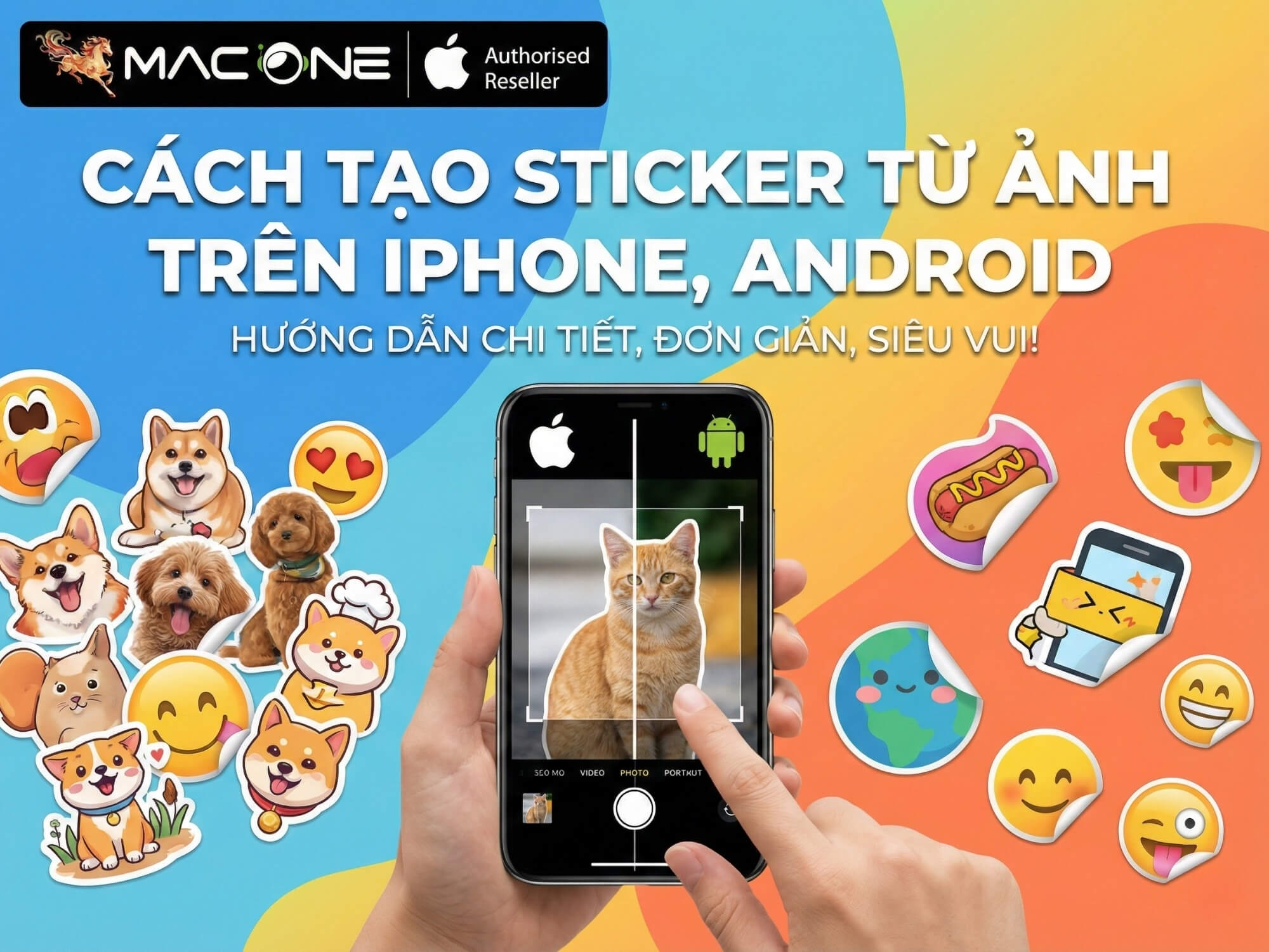 Cách tạo sticker từ ảnh trên điện thoại iPhone, Android