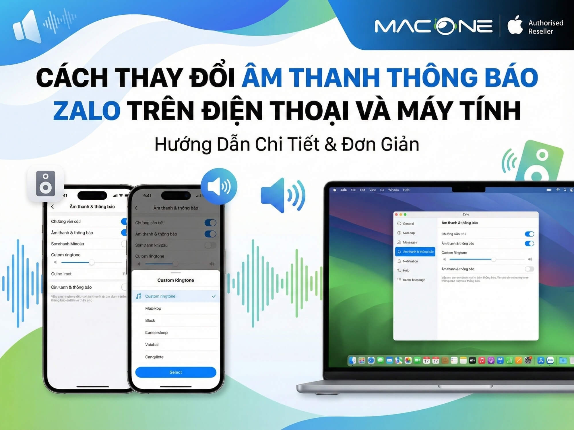 Cách thay đổi âm thanh thông báo Zalo trên điện thoại và máy tính