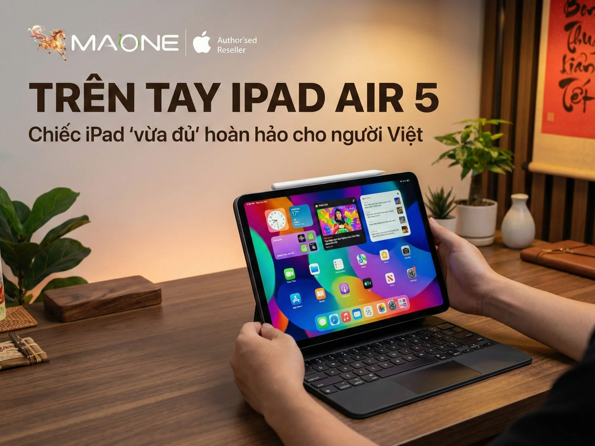 Trên tay iPad Air 5: Chiếc iPad "vừa đủ" hoàn hảo cho người Việt