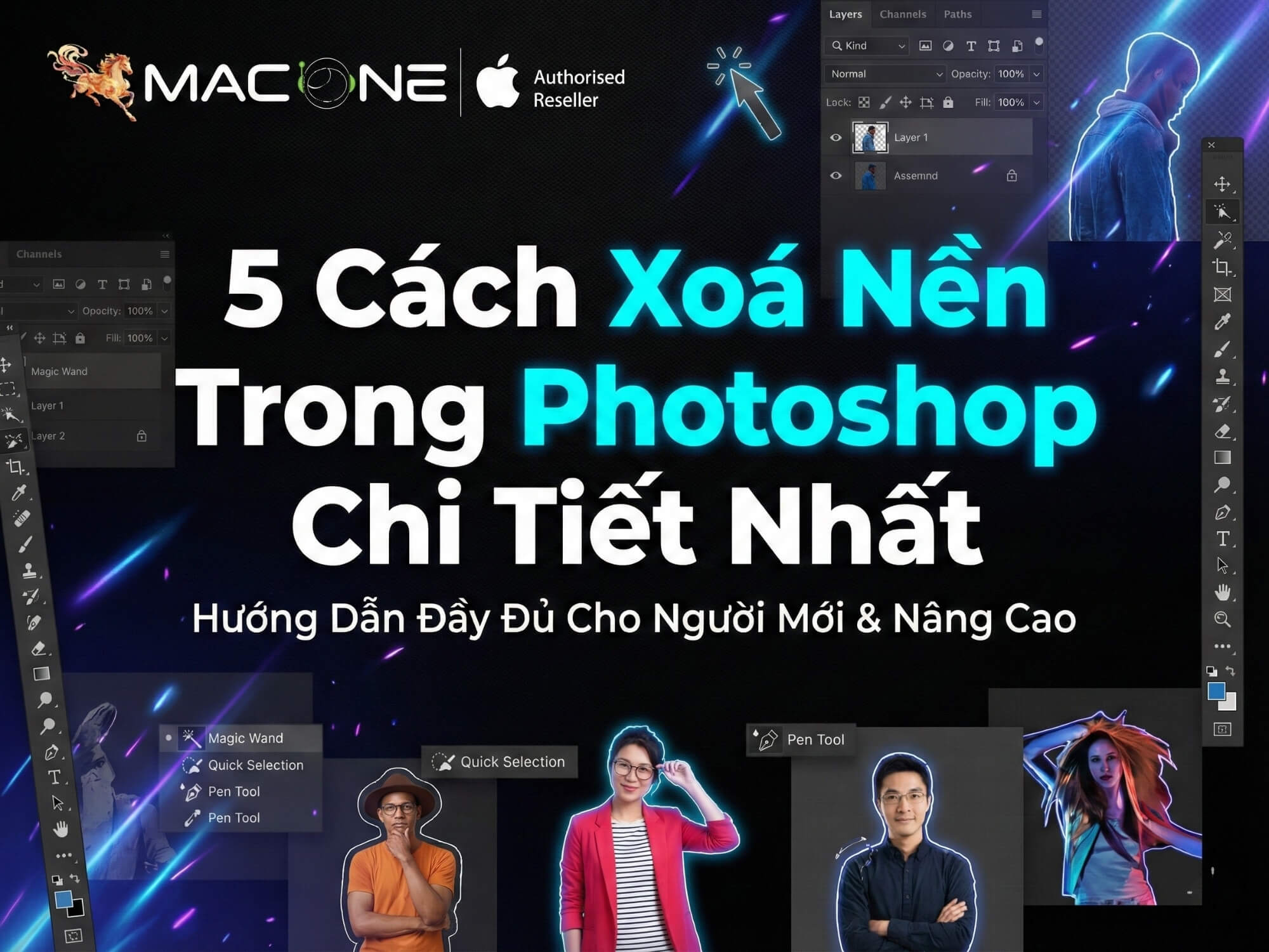 5 Cách Xoá Nền Trong Photoshop Chi Tiết Nhất