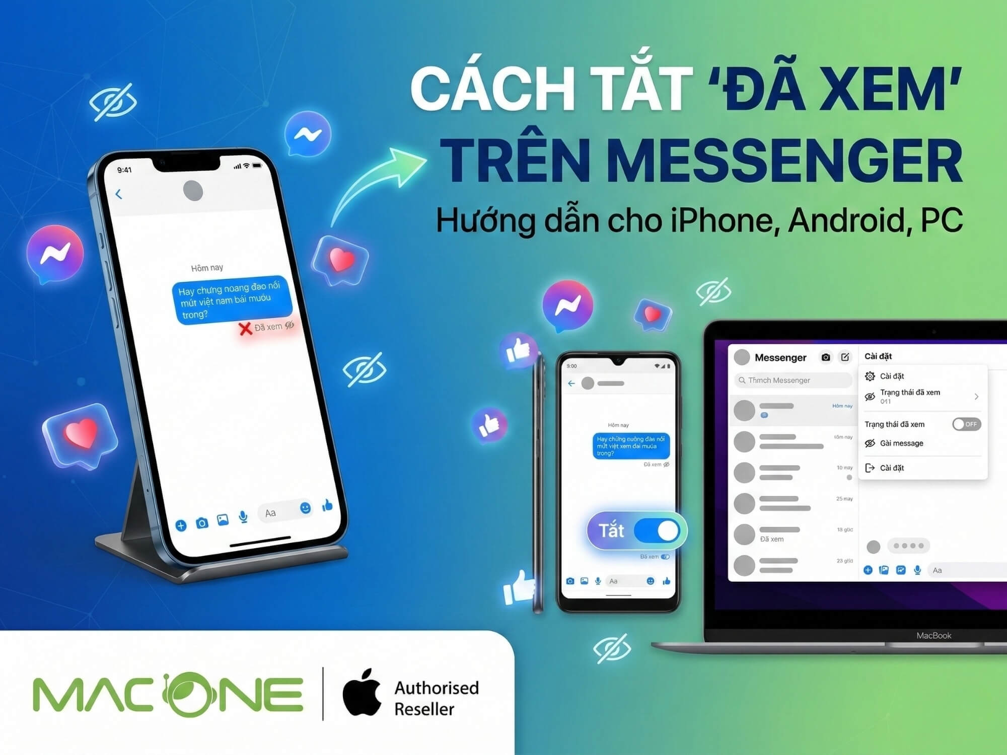 Cách tắt đã xem trên Messenger: hướng dẫn cho iPhone, Android, PC